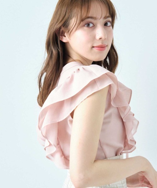 WILLSELECTION(ウィルセレクション)の「ソデフリルリボンブラウス(シャツ/ブラウス・レディース・オフホワイト/ピンク/グリーン/ブラック系その他・MEDIUM)」の22枚目の写真