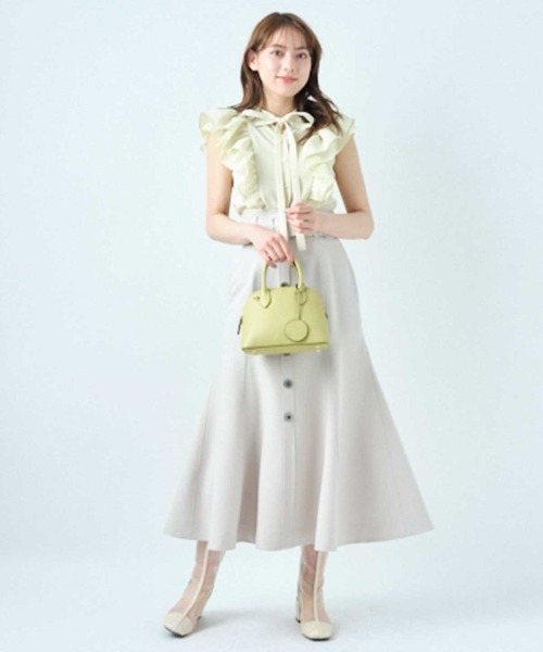 WILLSELECTION(ウィルセレクション)の「ソデフリルリボンブラウス(シャツ/ブラウス・レディース・オフホワイト/ピンク/グリーン/ブラック系その他・MEDIUM)」の12枚目の写真