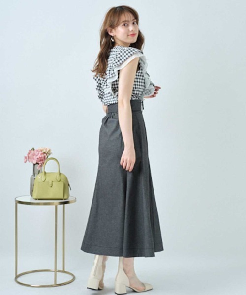 WILLSELECTION(ウィルセレクション)の「ソデフリルリボンブラウス(シャツ/ブラウス・レディース・オフホワイト/ピンク/グリーン/ブラック系その他・MEDIUM)」の7枚目の写真