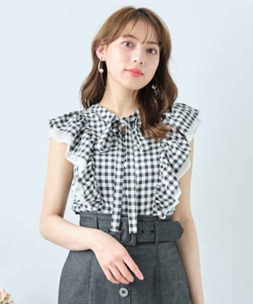 WILLSELECTION(ウィルセレクション)の「ソデフリルリボンブラウス(シャツ/ブラウス・レディース・オフホワイト/ピンク/グリーン/ブラック系その他・MEDIUM)」の13枚目の写真