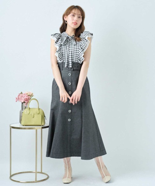 WILLSELECTION(ウィルセレクション)の「ソデフリルリボンブラウス(シャツ/ブラウス・レディース・オフホワイト/ピンク/グリーン/ブラック系その他・MEDIUM)」の10枚目の写真