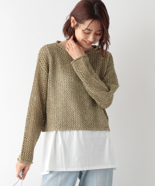 GLOBAL WORK（グローバルワーク）の「2SETメッシュニット