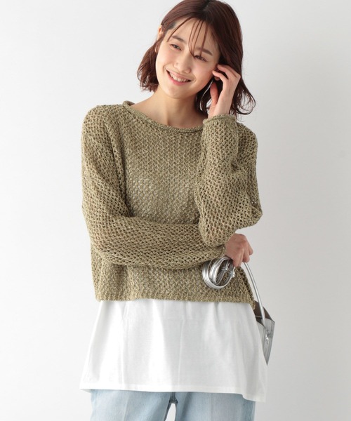 GLOBAL WORK（グローバルワーク）の「2SETメッシュニットプル