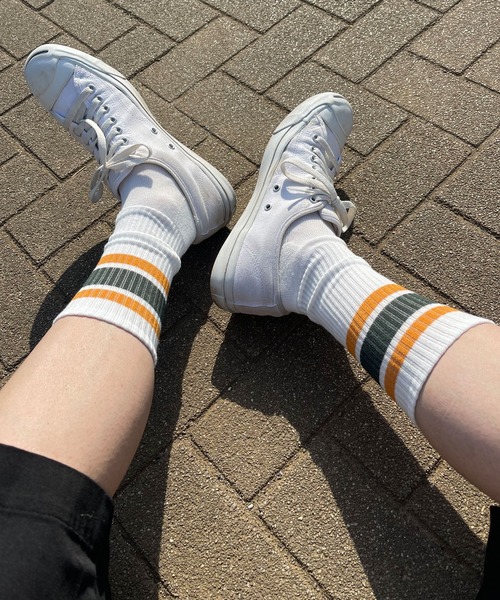 WEGO（ウィゴー）の「WEGO/レギュラーラインソックス（ソックス/靴下・メンズ・その他1/その他2/その他3/その他4/その他5/その他6/その他7/その他8/その他9/その他10/その他11/その他12/その他13/その他14・25-27CM）」の4枚目の写真