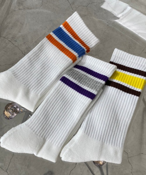 WEGO（ウィゴー）の「WEGO/レギュラーラインソックス（ソックス/靴下・メンズ・その他1/その他2/その他3/その他4/その他5/その他6/その他7/その他8/その他9/その他10/その他11/その他12/その他13/その他14・25-27CM）」の15枚目の写真
