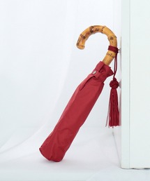 utatane（ウタタネ）の「折りたたみ日傘 完全遮光100％ 晴雨兼用 竹ハンドル（内ストラップ付）（折りたたみ傘）」