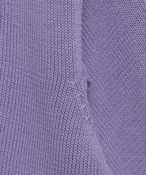 BEAUTY&amp;YOUTH UNITED ARROWS - ＜H＞7GAUGE COTTON SLIT HALF SLEEVE KNIT H BEAUTY&YOUTH UNITED ARROWS（エイチビューティーアンドユース