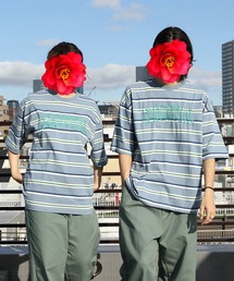 レトロボーダーアーチロゴTシャツ