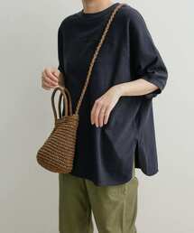 URBAN RESEARCH DOORS | スラブインレイ5分袖プルオーバー(Tシャツ/カットソー)