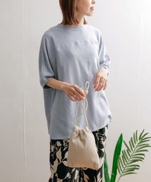 URBAN RESEARCH DOORS | スラブインレイ5分袖プルオーバー(Tシャツ/カットソー)