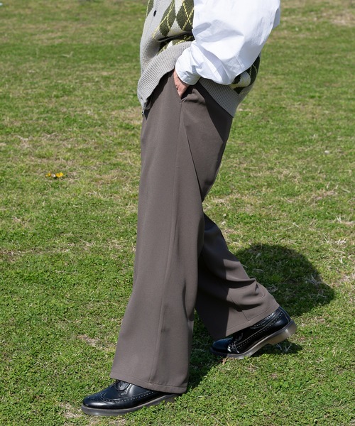 Perushu（ペルーシュ）の「センタープレスワイドスラックス（その他パンツ・メンズ・モカ/ブラック/ピンク・SMALL/MEDIUM/LARGE）」の19枚目の写真