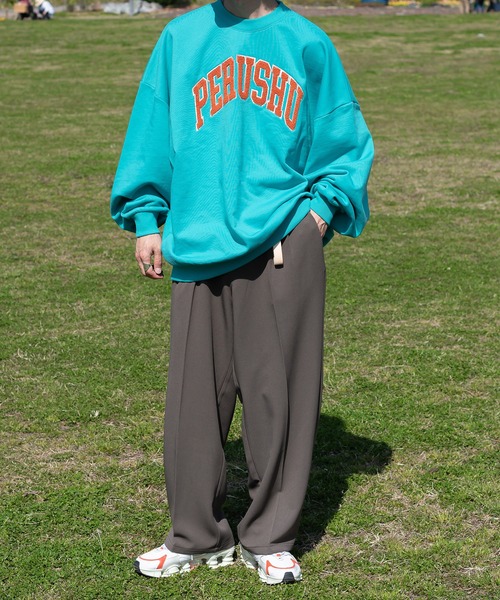 Perushu（ペルーシュ）の「センタープレスワイドスラックス（その他パンツ・メンズ・モカ/ブラック/ピンク・SMALL/MEDIUM/LARGE）」の14枚目の写真