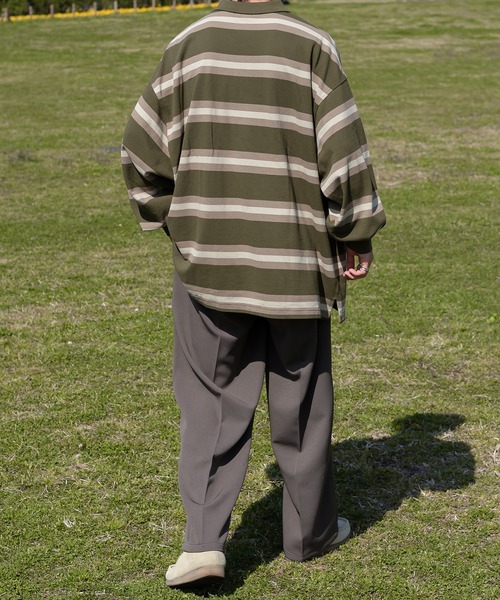 Perushu（ペルーシュ）の「センタープレスワイドスラックス（その他パンツ・メンズ・モカ/ブラック/ピンク・SMALL/MEDIUM/LARGE）」の17枚目の写真