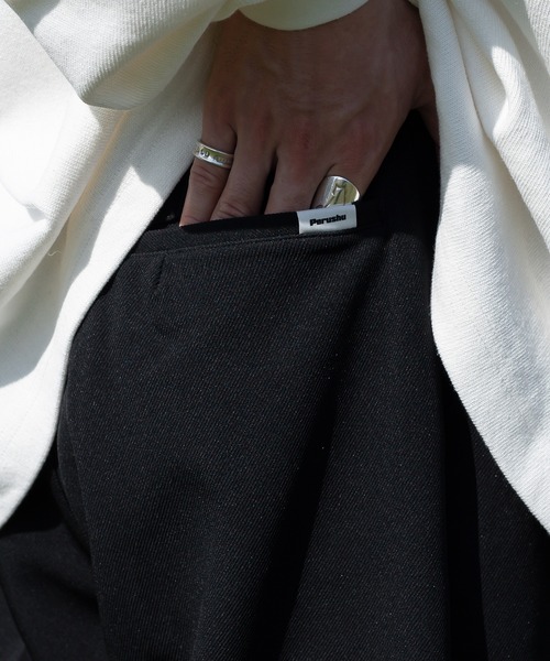 Perushu（ペルーシュ）の「センタープレスワイドスラックス（その他パンツ・メンズ・モカ/ブラック/ピンク・SMALL/MEDIUM/LARGE）」の12枚目の写真