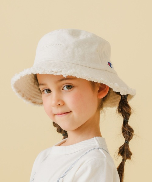 Champion（チャンピオン）の「【Champion(チャンピオン）】別注ハット（ハット・キッズ・ブラウン系その他/ナチュラル・FREE）」の2枚目の写真