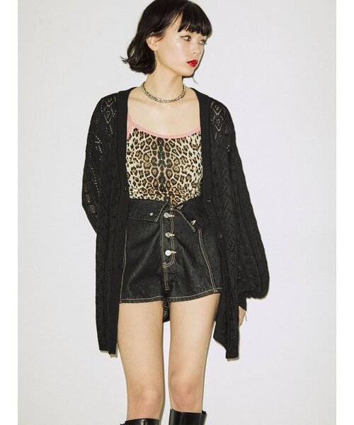 jouetie(ジュエティ)の「グランジルーズシアーニットカーデ【サマーニット】(カーディガン/ボレロ・レディース・ブラック/ブルー/その他1・MEDIUM)」の17枚目の写真