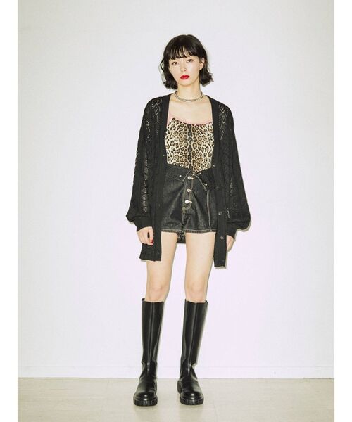 jouetie(ジュエティ)の「グランジルーズシアーニットカーデ【サマーニット】(カーディガン/ボレロ・レディース・ブラック/ブルー/その他1・MEDIUM)」の18枚目の写真