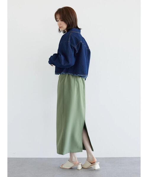 Sugar spoon（シュガースプーン）の「・SUGAR SPOON ナロースカート（スカート・レディース・イエロー/カーキ/ブラック・FREE）」の13枚目の写真