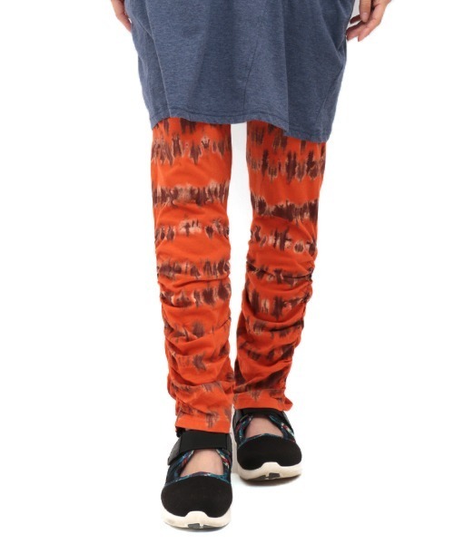 チチカカ（チチカカ）の「裾くしゅレギンス【WEB限定】（レギンス/スパッツ・レディース・ターコイズブルー/パープル系その他/チャコールグレー/ブラウン/パープル/カーキ/グリーン・FREE）」の11枚目の写真