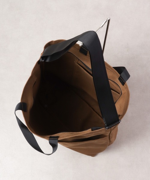 anello(アネロ)の「anello GRANDE 2WAYキャンバスショルダーBAG(ショルダーバッグ・メンズ・ベージュ/グレイッシュブルー/アイボリー/レッド/ブラック/カーキオリーブ・FREE)」の11枚目の写真