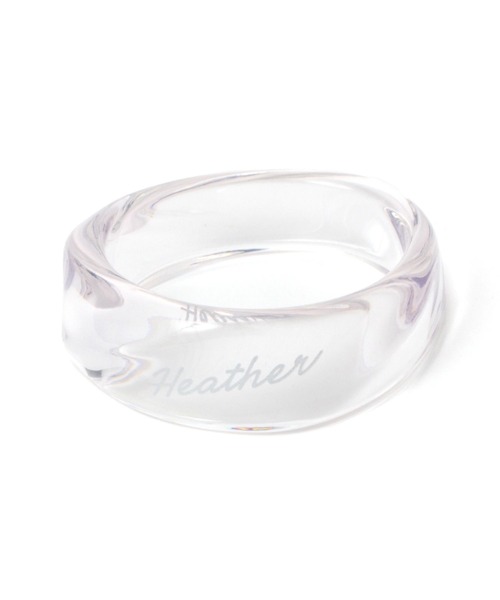 Heather(ヘザー)の「HE*アクリルバングル 281172(バングル/リストバンド・レディース・クリア・ONE SIZE)」の4枚目の写真