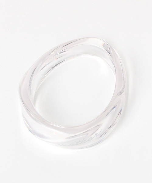 Heather(ヘザー)の「HE*アクリルバングル 281172(バングル/リストバンド・レディース・クリア・ONE SIZE)」の6枚目の写真