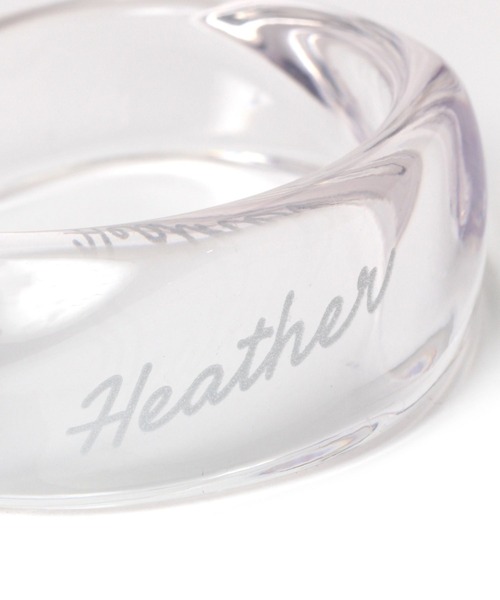 Heather(ヘザー)の「HE*アクリルバングル 281172(バングル/リストバンド・レディース・クリア・ONE SIZE)」の7枚目の写真