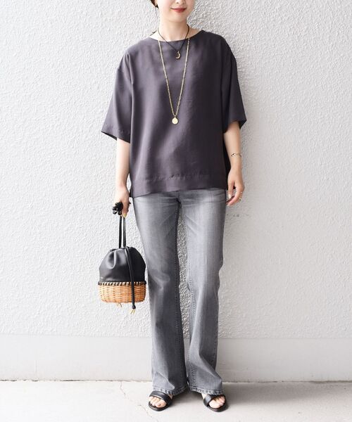 SOMETHING（サムシング）の「*SOMETHING LISAフレアデニム◆（デニムパンツ・レディース・サックスブルー/ブルー/グレー系・26/27/28）」の20枚目の写真