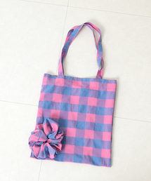 SLOBE IENA ギンガムシュシュSETトートバッグ