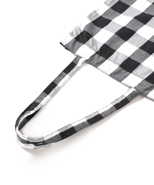 SLOBE IENA（スローブイエナ）の「SLOBE IENA ギンガムシュシュSETトートバッグ（トートバッグ・レディース・グリーン/ピンク/ブラック・FREE）」の15枚目の写真