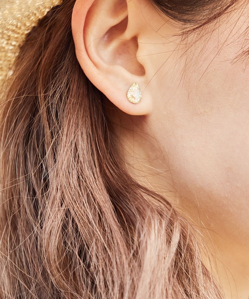 チャイハネ（チャイハネ）の「【チャイハネ】トロムソピアス（ピアス（両耳用）・レディース・ブルー/グリーン/グリーン系その他/イエロー系その他・FREE）」の4枚目の写真