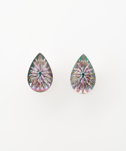 チャイハネ（チャイハネ）の「【チャイハネ】トロムソピアス（ピアス（両耳用）・レディース・ブルー/グリーン/グリーン系その他/イエロー系その他・FREE）」の10枚目の写真