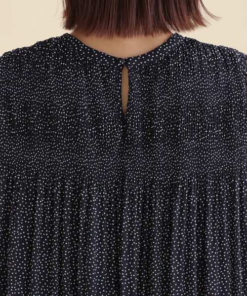 NANO universe（ナノユニバース）の「LB.04/シフォンプリーツブラウス