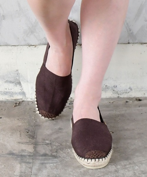 Calzanor（カルザノール）の「【La Maison de L'Espadrille】エスパドリーユ（その他シューズ・レディース・ブラック/アイボリー/ブラウン/グリーン/ピンク・37/38）」の4枚目の写真