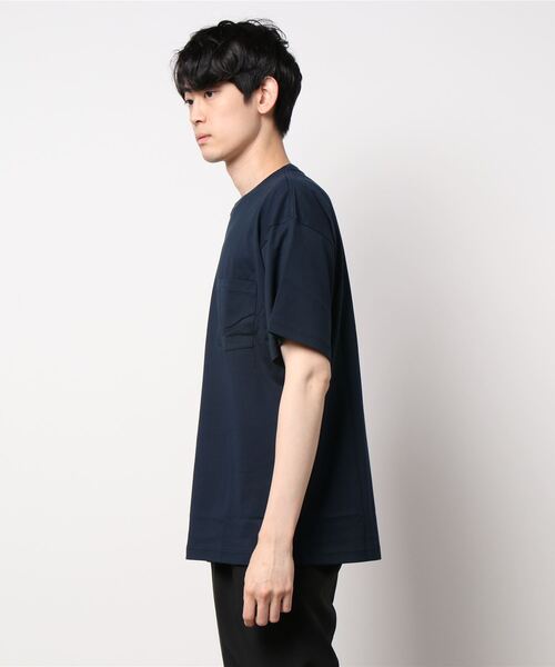Morris & Sons(モリスアンドサンズ)の「MORRIS & SONS | ロータスジャージー ポケットTシャツ MEN(Tシャツ/カットソー・メンズ・ブラック/ネイビー/ホワイト/グリーン・3/1/2)」の6枚目の写真
