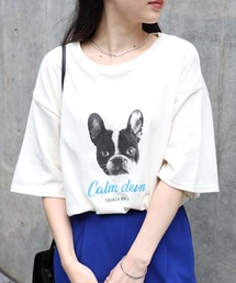 HONEYSUCKLE ROSE | 【HONEYSUCKLE ROSE】アニマルフォトTシャツ(Tシャツ/カットソー)