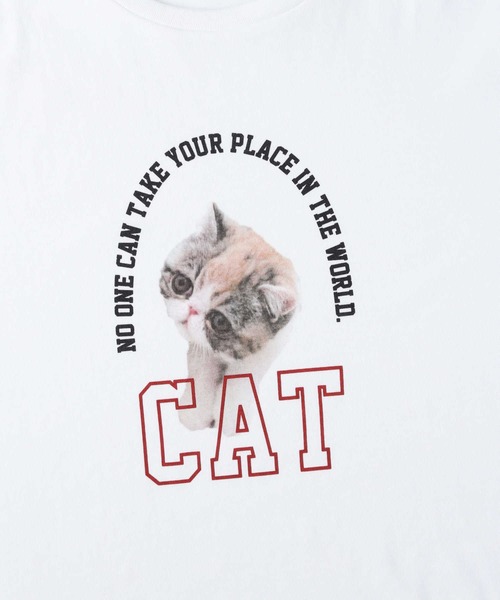 HONEYSUCKLE ROSE（ハニーサックルローズ）の「【HONEYSUCKLE ROSE】アニマルフォトＴシャツ（Tシャツ/カットソー・レディース・ホワイト/オフホワイト/ブラウン・L/M）」の17枚目の写真