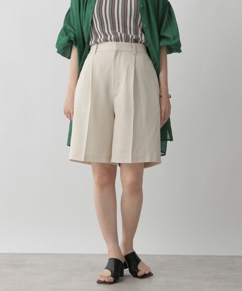 LOWRYS FARM(ローリーズファーム)の「バスケットショートパンツ2 279603(その他パンツ・レディース・ブラック/ブラウン/アイボリー・FREE)」の2枚目の写真