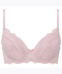 AMOSTYLE BY Triumph（アモスタイルバイトリンプ）の「【WEB限定価格】背中すっきり ブラ＆ショーツセット ニットレース【B,C,Dカップ】AMST258 WHU + Mini JX（ブラ&ショーツ）」