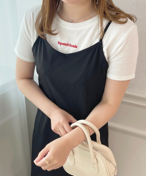 apres jour(アプレジュール)の「ぷっくりロゴTシャツ【ZOZOTOWN限定アイテム】(Tシャツ/カットソー・レディース・ライトピンク/ネイビー/ホワイト系その他/オフホワイト・X-LARGE/フリー)」の15枚目の写真