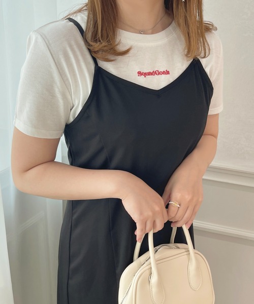 apres jour(アプレジュール)の「ぷっくりロゴTシャツ【ZOZOTOWN限定アイテム】(Tシャツ/カットソー・レディース・ライトピンク/ネイビー/ホワイト系その他/オフホワイト・X-LARGE/フリー)」の16枚目の写真