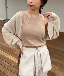 CAPRICIEUX LE'MAGE | レイヤードアシメキャミ(キャミソール)