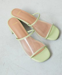 minia | ・minia スクエアミュール(サンダル)