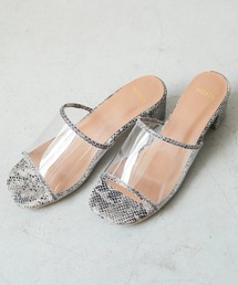 minia | ・minia スクエアミュール(サンダル)