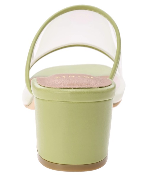 minia（ミニア）の「・minia スクエアミュール（サンダル・レディース・ブラック/ブルー/ナチュラル/グリーン/パイソン・LL/S/M/L）」の8枚目の写真