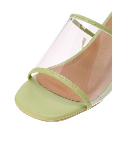 minia（ミニア）の「・minia スクエアミュール（サンダル・レディース・ブラック/ブルー/ナチュラル/グリーン/パイソン・LL/S/M/L）」の10枚目の写真