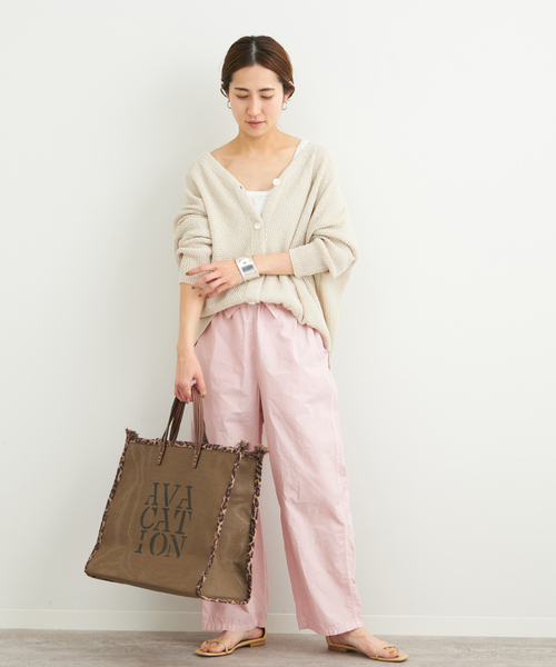 FRAMeWORK(フレームワーク)の「【loomer/ルーマー】Botanical DYE Pants 2(その他パンツ・レディース・オレンジ/ライトグリーン/ピンク系その他・FREE)」の4枚目の写真