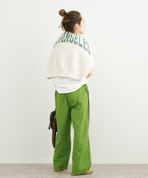 FRAMeWORK(フレームワーク)の「【loomer/ルーマー】Botanical DYE Pants 2(その他パンツ・レディース・オレンジ/ライトグリーン/ピンク系その他・FREE)」の7枚目の写真