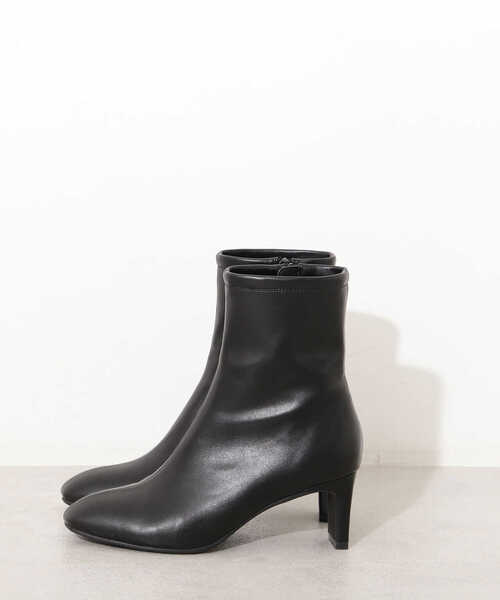 NATURAL BEAUTY BASIC（ナチュラルビューティーベーシック）の「ストレッチショートブーツ（ブーツ・レディース・ブラック/ベージュ/ブラウン/オフホワイト・23.0cm/23.5cm/24.0cm/24.5cm）」の17枚目の写真