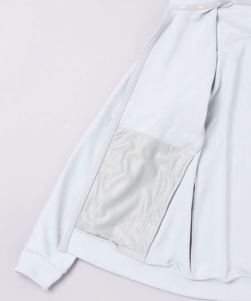 Reebok(リーボック)の「DMX ストレッチ ピケ トラックジャケット / DMX Stretch Pique Track Jacket(ナイロンジャケット・メンズ・グレー/ブラック・MEDIUM/XX-LARGE/XXX-LARGE/X-SMALL/SMALL/X-LARGE/LARGE)」の9枚目の写真